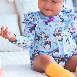 Birdie Bean Penny Long Sleeve Bubble girl Romper